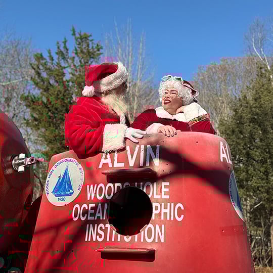 WHOI picks up another First-Place award at the Falmouth Christmas Parade