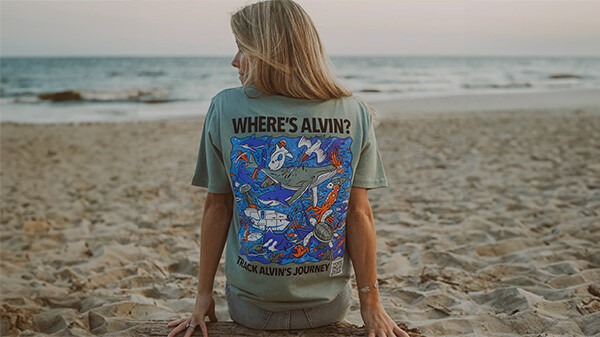 ShopWHOI for our new "Where's Alvin?" T-shirt