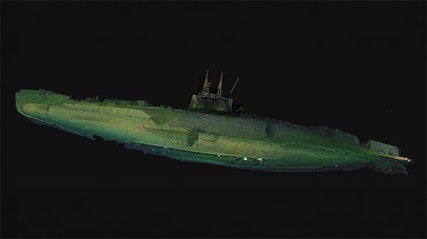 HOV Alvin helps bring sunken WWI submarine to view